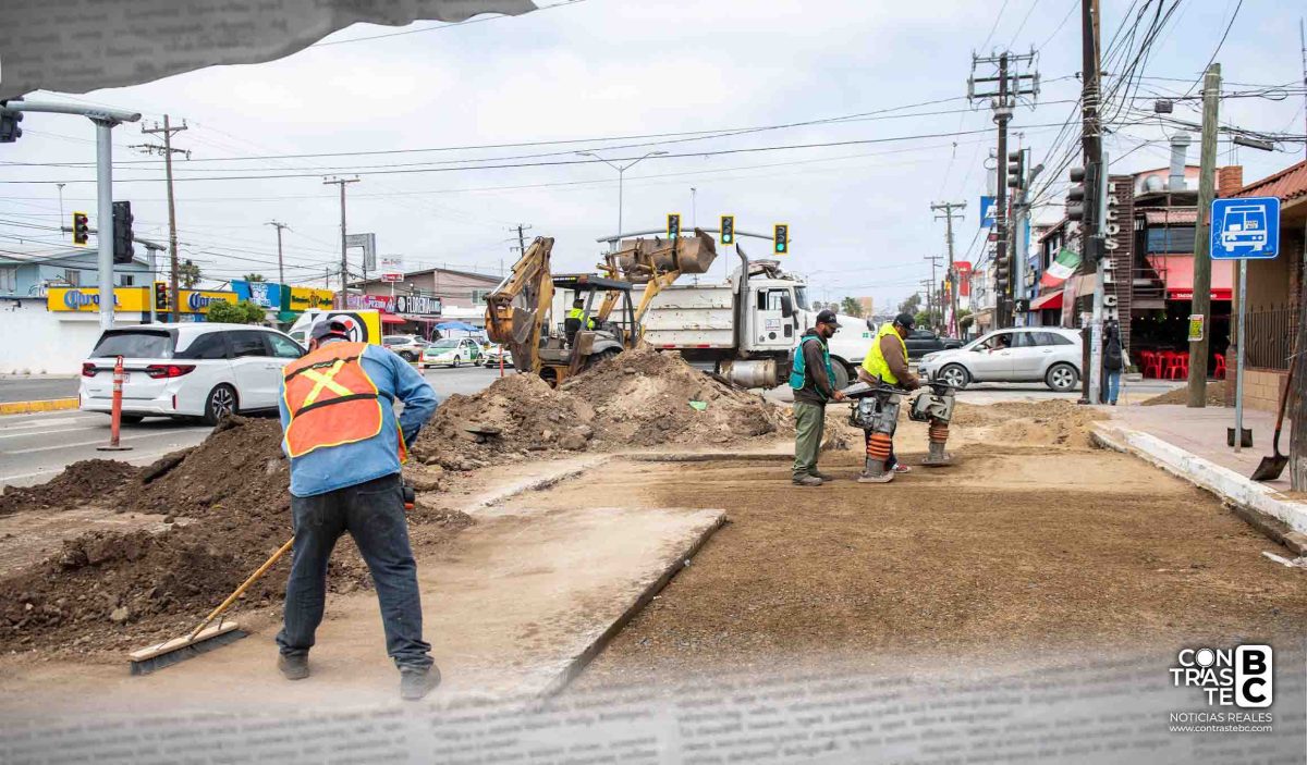 CESPT alista conclusión de trabajos en bulevar Benito Juárez