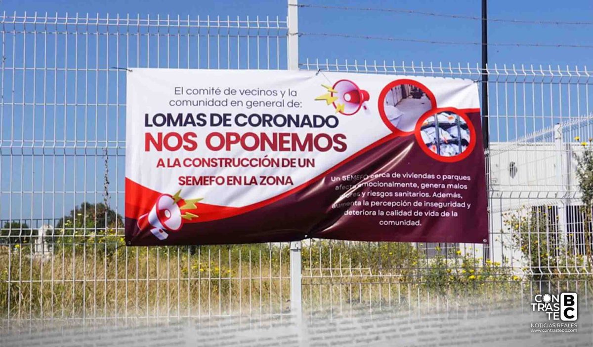 Vecinos de Lomas del Coronado rechazan instalación de área del SEMEFO en zona habitacional