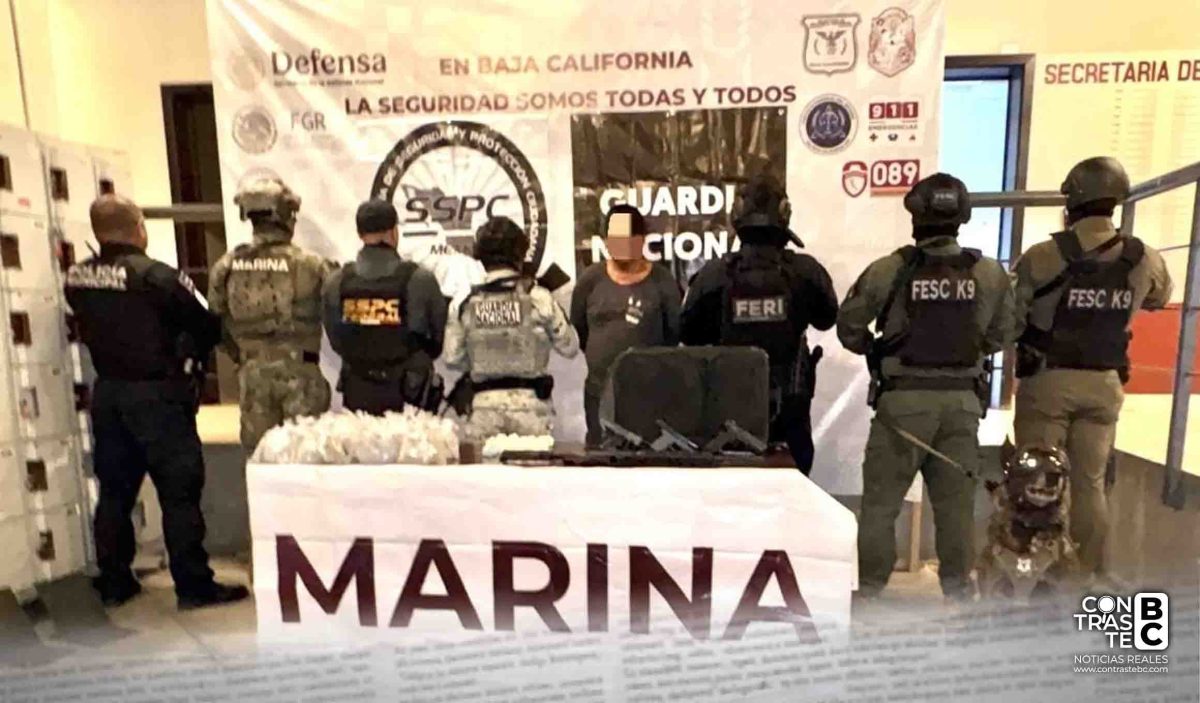 Operativos en Tijuana dejan detenidos, armas, droga y vehículos asegurados