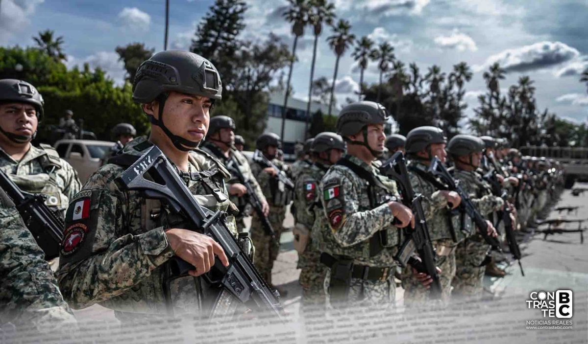 Llegan 200 militares a Tijuana para reforzar seguridad en zonas de alta incidencia