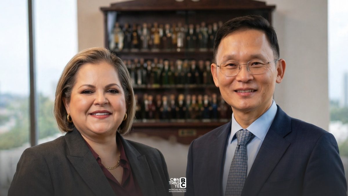 Evangelina Moreno sostiene reunión con CEO de Samsung México