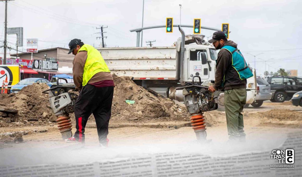 Rosarito impulsa obras de agua y drenaje en colonias con rezago histórico