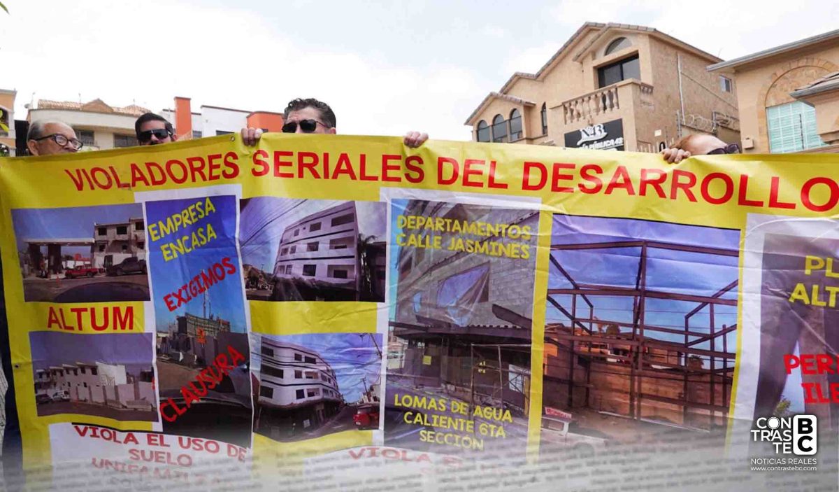 Vecinos de Hacienda Agua Caliente denuncian presuntas irregularidades urbanas en Tijuana
