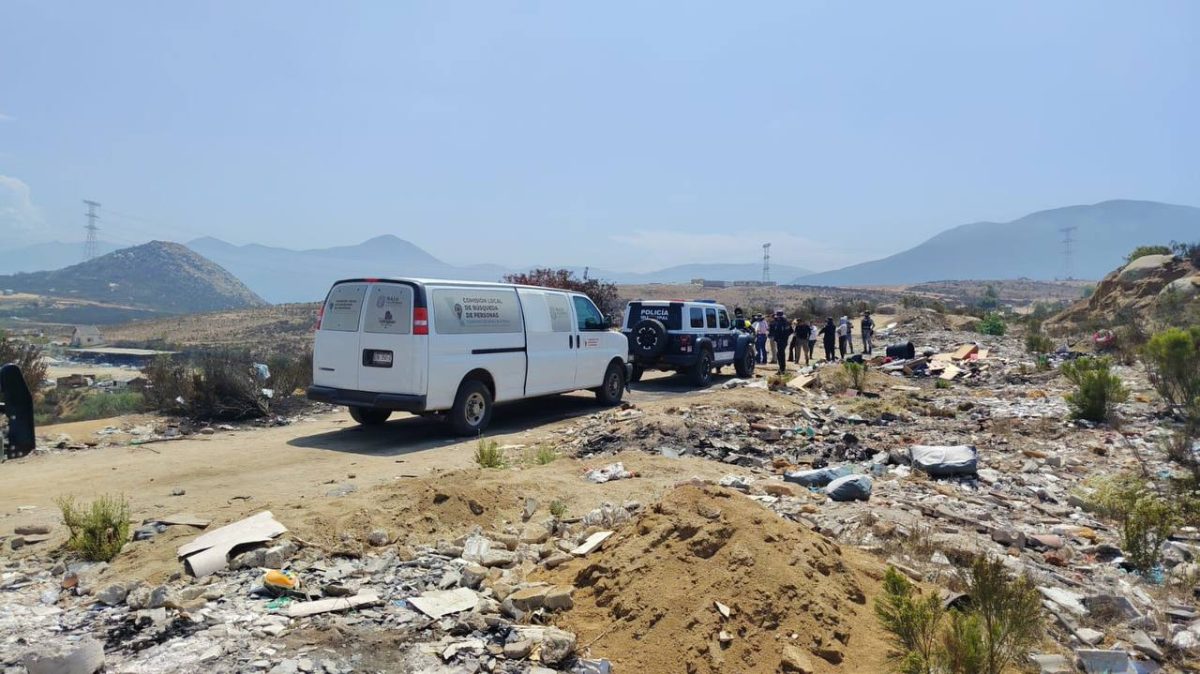 Hallan por segunda vez restos humanos en fraccionamiento de Ensenada
