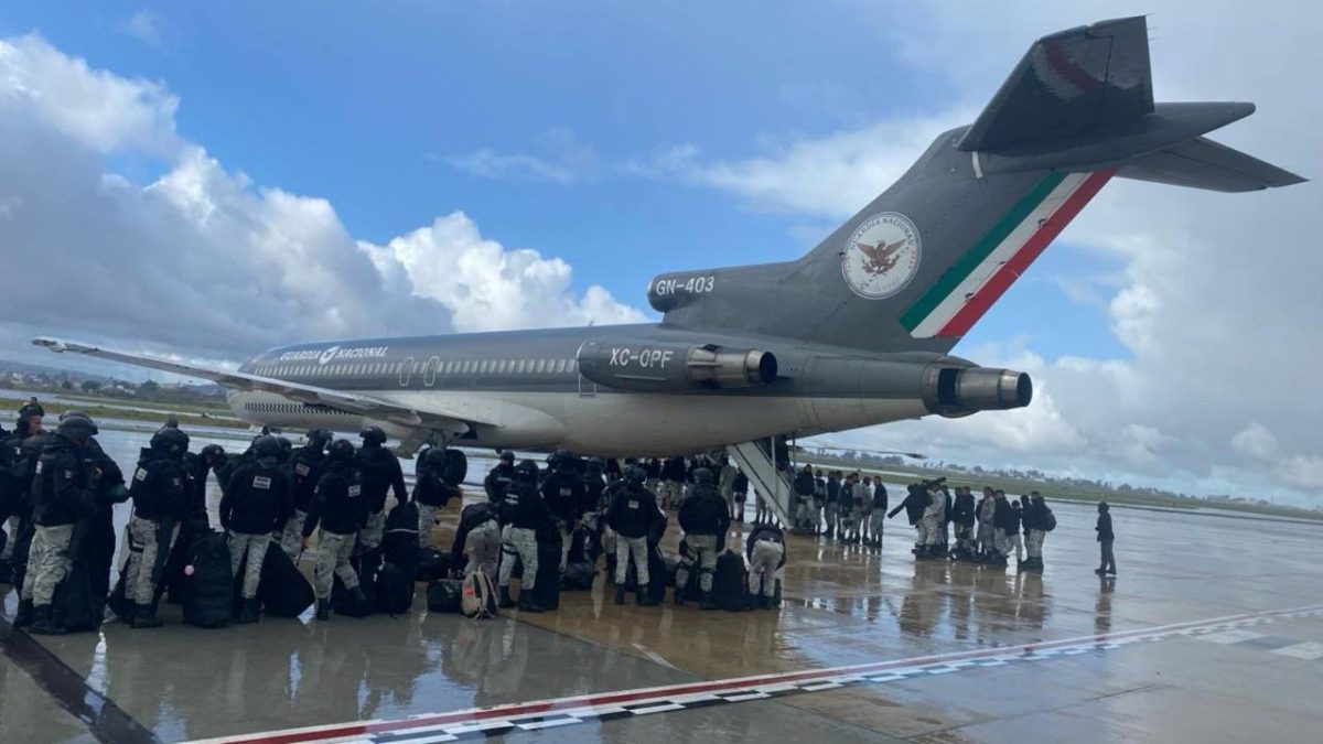 Guardia Nacional incrementa patrullajes en el Aeropuerto Internacional de Nuevo León