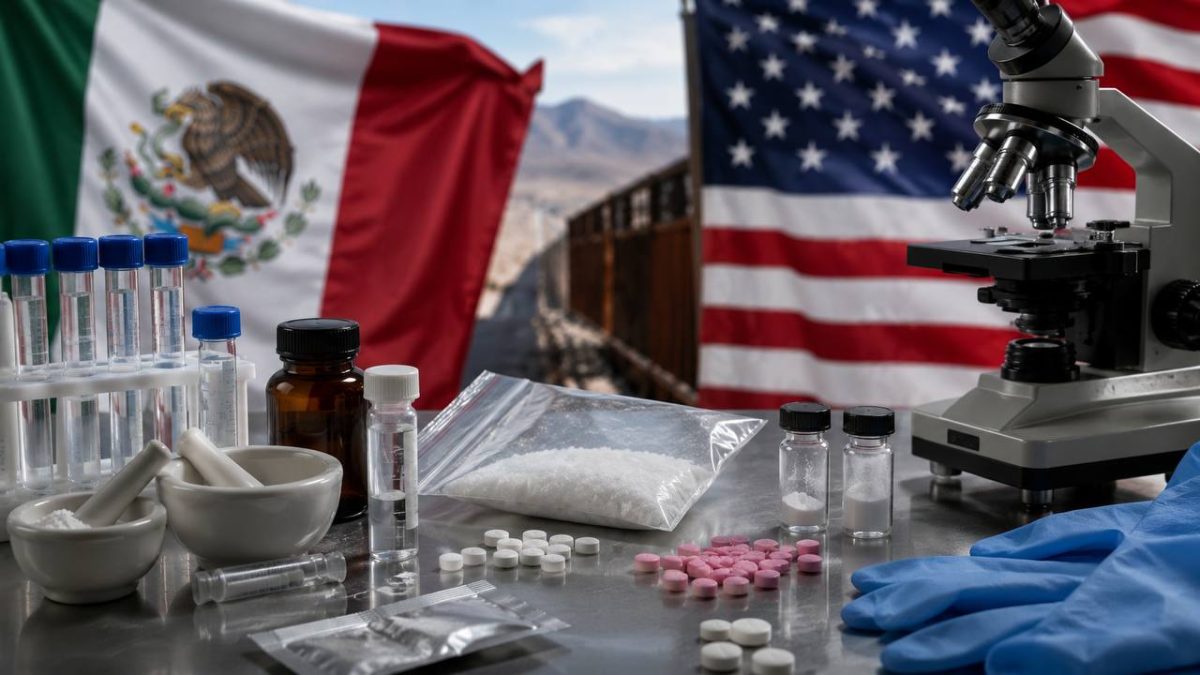 México y EU crean iniciativa binacional para detectar nuevas drogas en la frontera