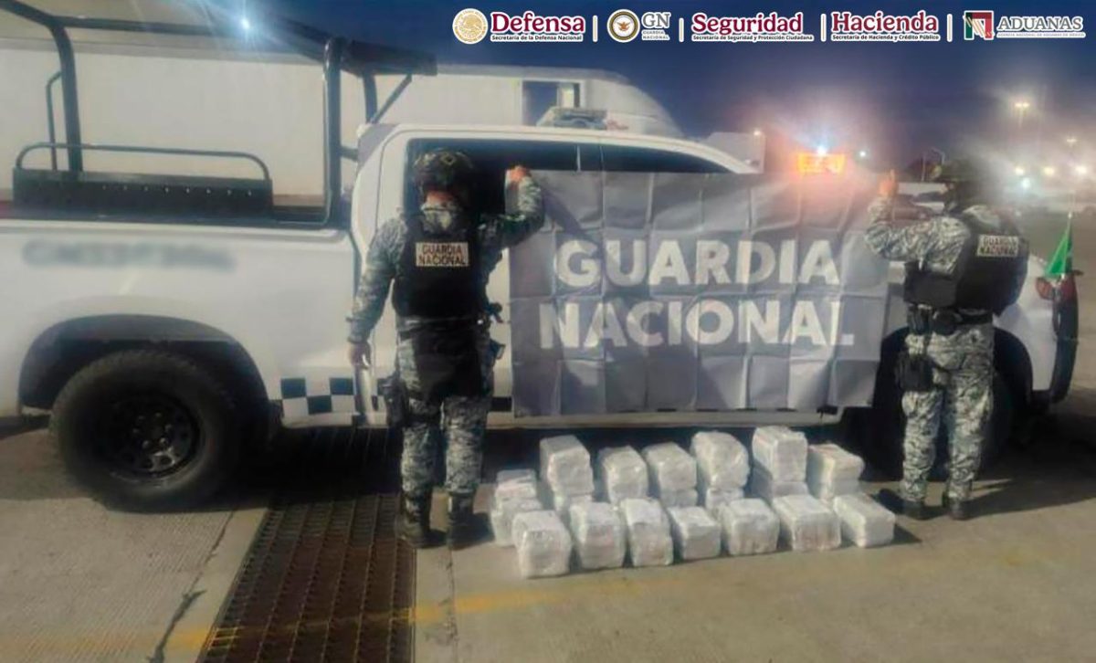 Aseguran 80 kilogramos de cocaína en la Aduana de Tijuana