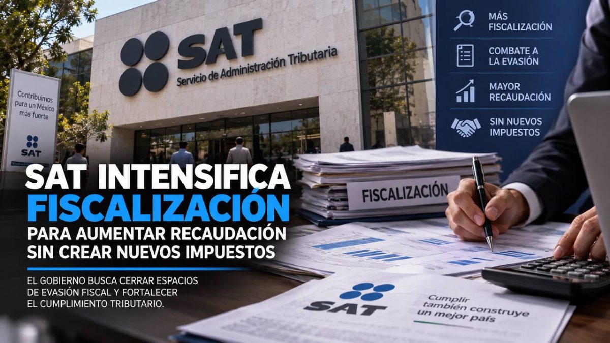 SAT intensifica fiscalización para aumentar recaudación sin crear nuevos impuestos