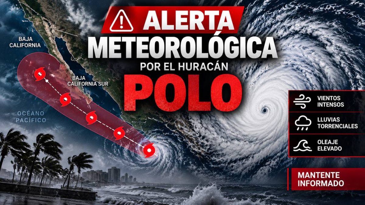 Huracán Polo alcanza categoría 5 con vientos superiores a 280 km/h