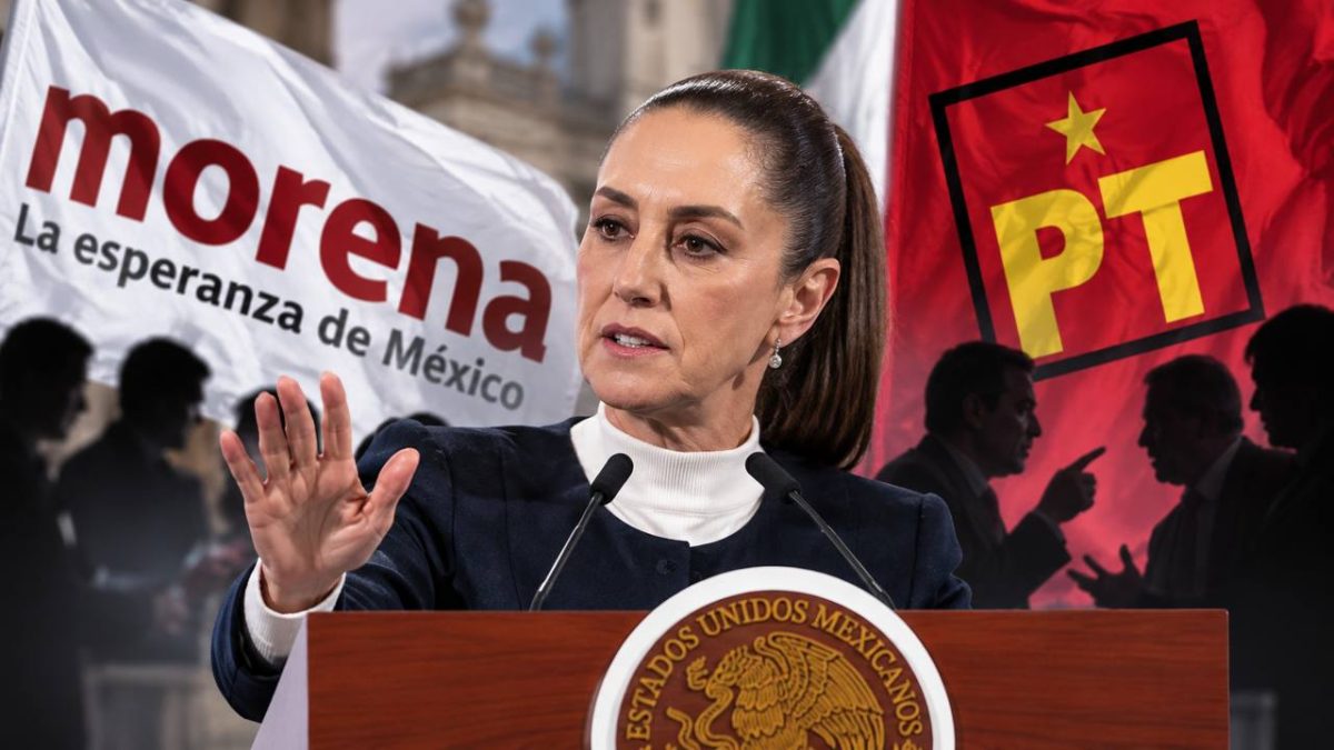 Sheinbaum rechaza intervenir en disputa entre Morena y PT por selección de candidatos
