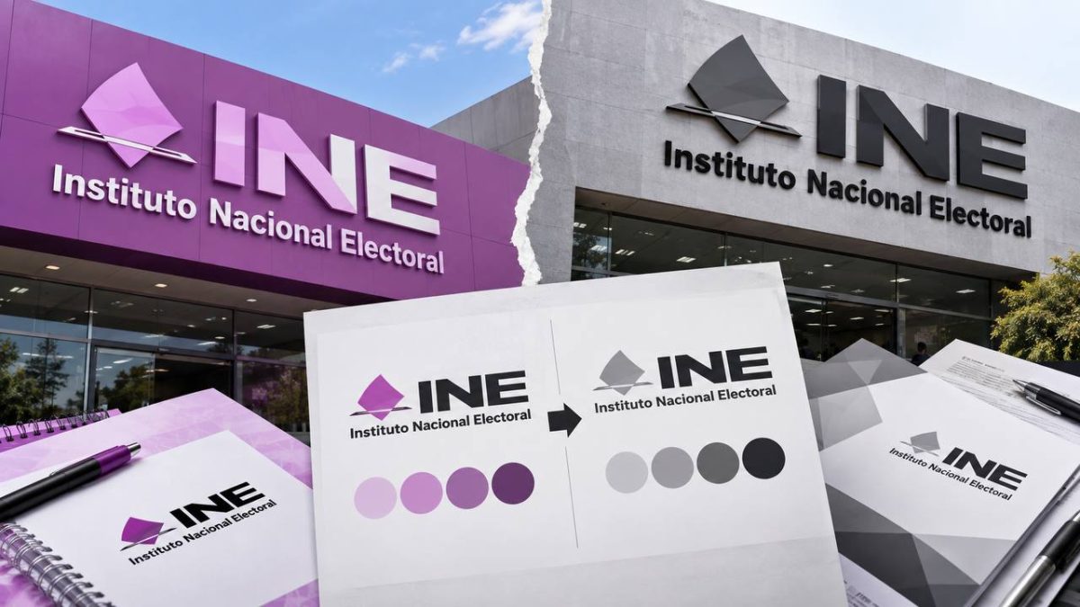 INE cambia de identidad visual nuevamente: abandona el lila por el gris en menos de un mes