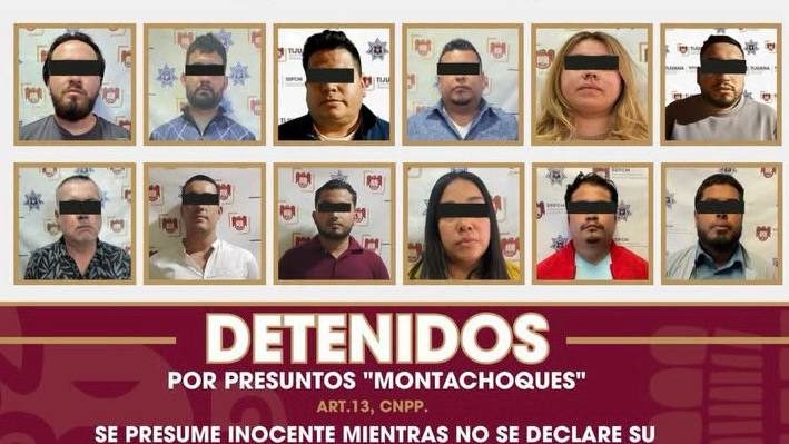 Tijuana detiene a 12 