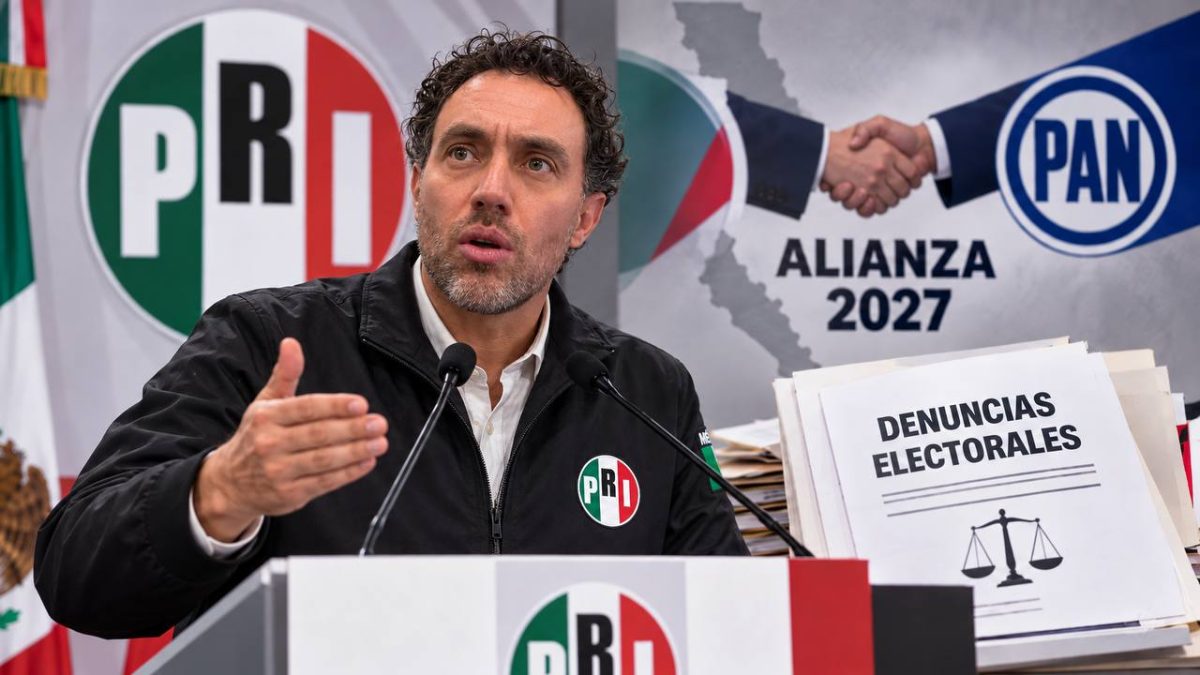 PRI anuncia alianza parcial para 2027 y prepara nuevas denuncias electorales