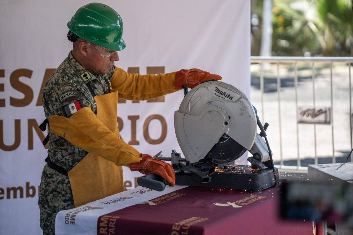 Instalan módulo de desarme voluntario en Mariano Matamoros de Tijuana