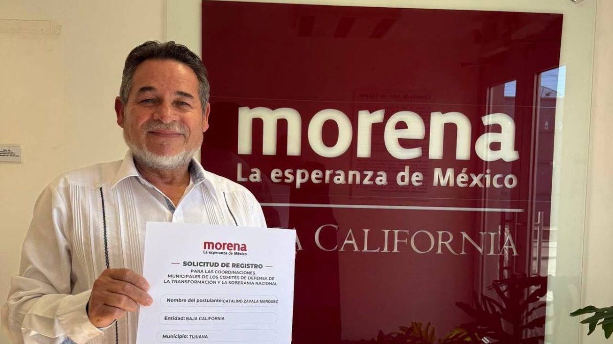 Catalino Zavala se registra como precandidato a la alcaldía de Tijuana por Morena