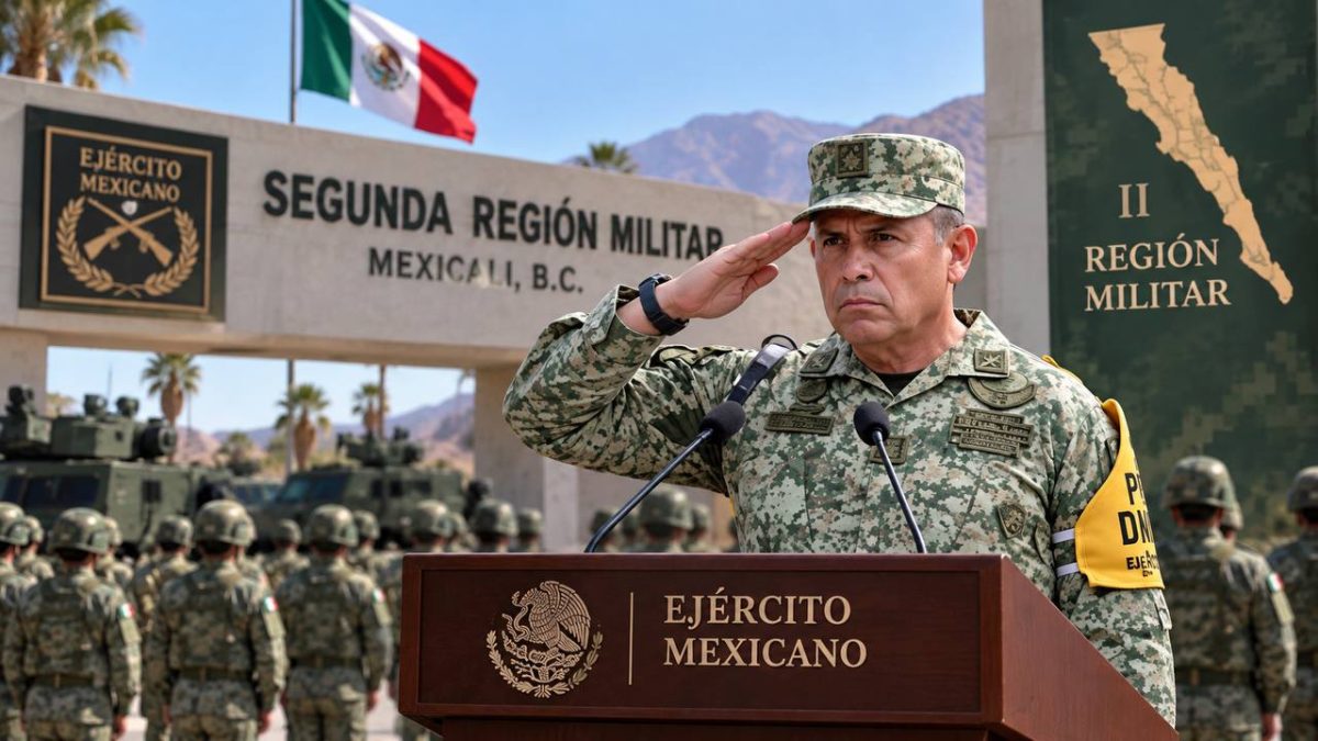 Asume nuevo comandante interino en la Segunda Región Militar con sede en Mexicali